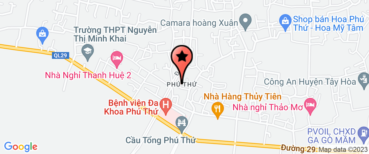 Map go to Trinh Vy Company Limited