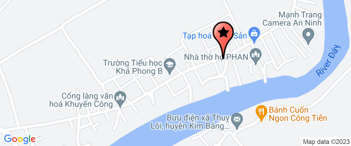 Map go to Kha Phong B Elementary School