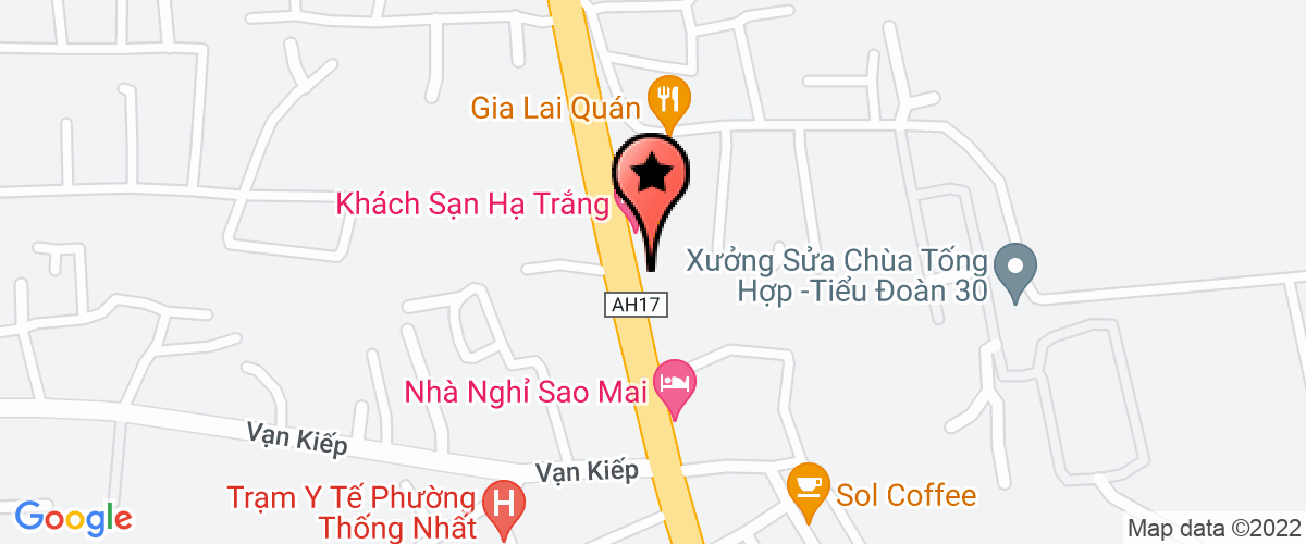 Map go to Cam Thuy Gia Lai Private Enterprise