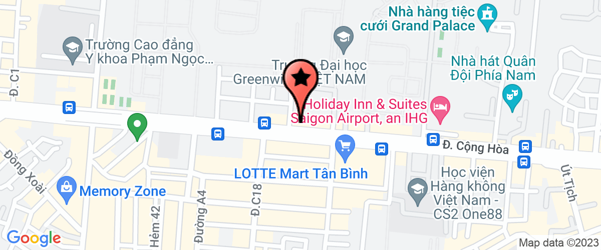 Map go to Representative office of in Ho Chi Minh City  Cg-Art Creation Development Joint Stock Company