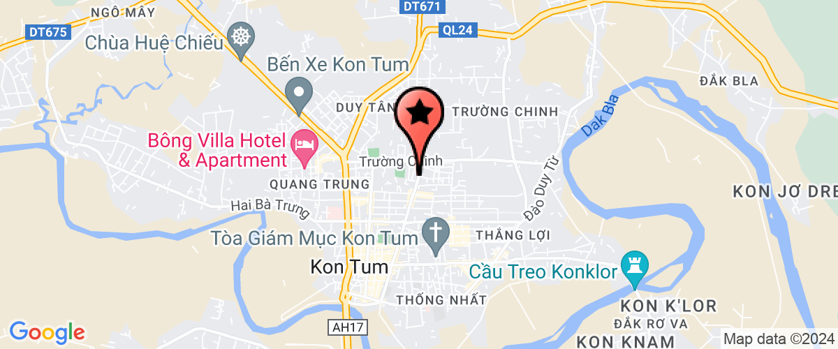 Map go to Hoang Tien Private Enterprise