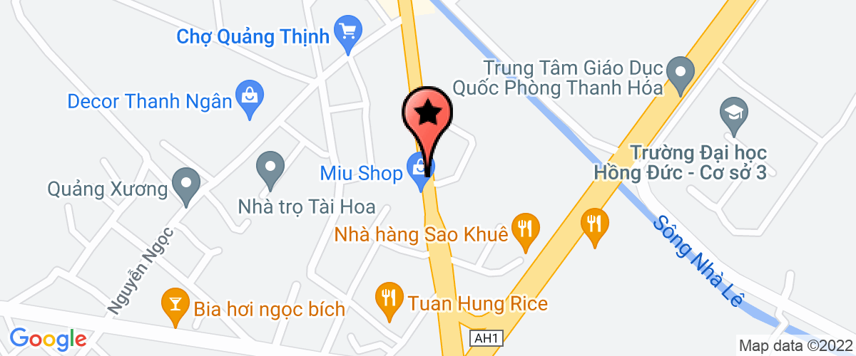 Bản đồ đến Công Ty TNHH Xây Dựng Thiên Phú Gia Thanh Hóa