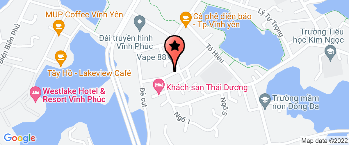 Map go to Cap So I Vinh Phuc Drainage Joint Stock Company