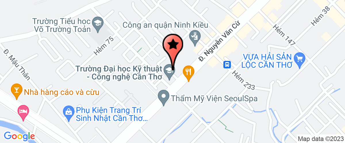 Map go to Cam Tien Private Enterprise