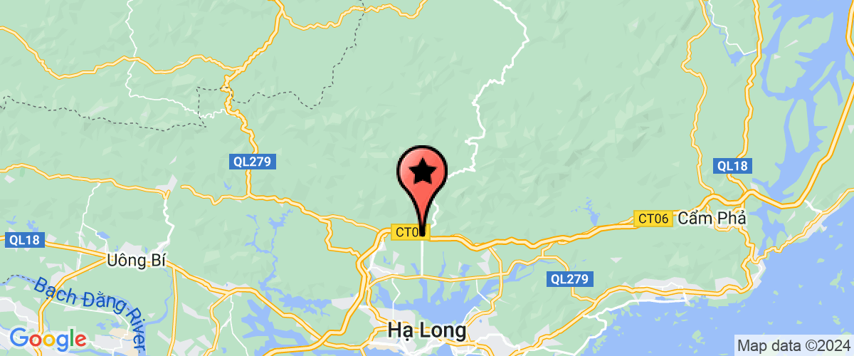 Map go to Van phong uy Hoanh Bo District