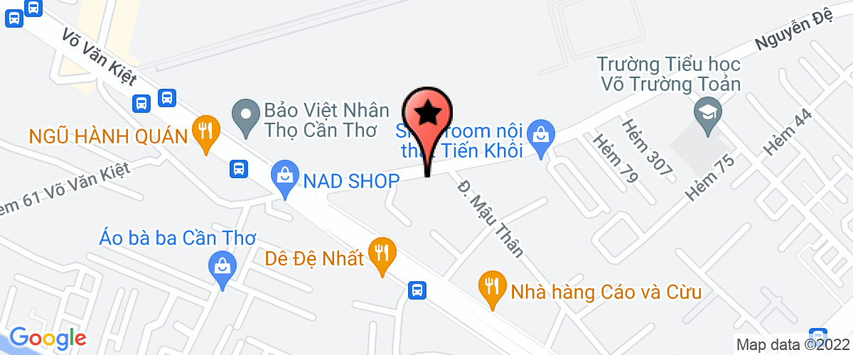 Map go to Tay Nam Bo Security Service Body Guard Corporation