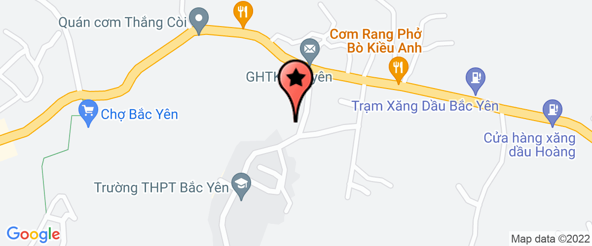 Map go to Nghia Hang Bac Yen Company Limited