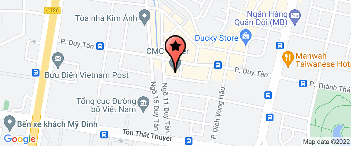 Map go to Fu Lian Net (Vietnam) Company Limited