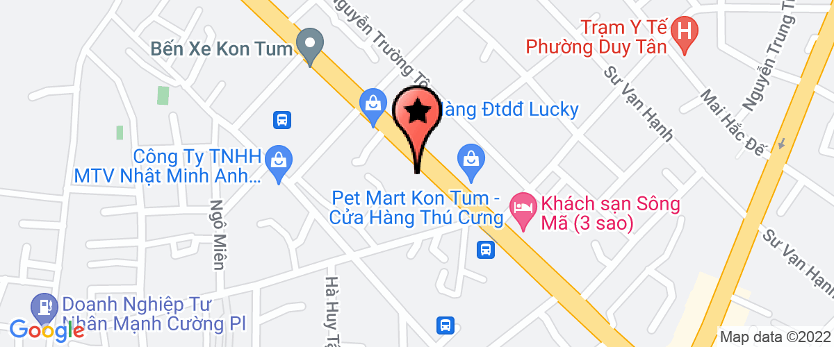 Bản đồ đến Công Ty TNHH Tm Khách Sạn Thịnh Quý Kon Tum