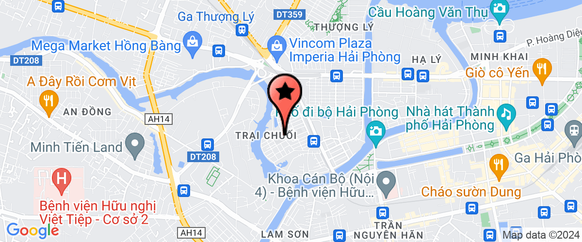 Map go to Anh Hung Tourism Transport Joint Stock Company