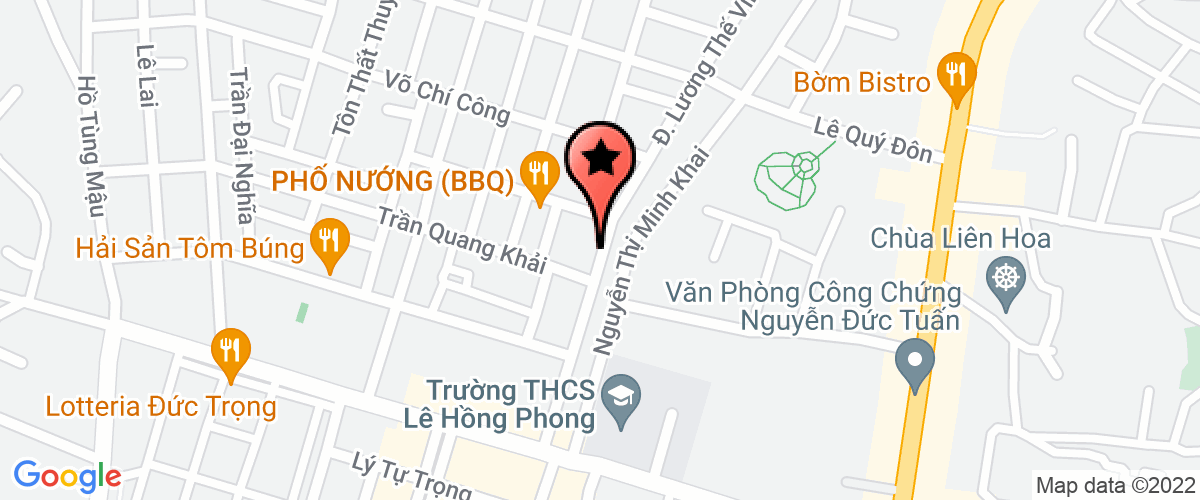 Map go to Branch of  Intimex Nha Trang in Lam Dong Coffee Import Export Joint Stock Company