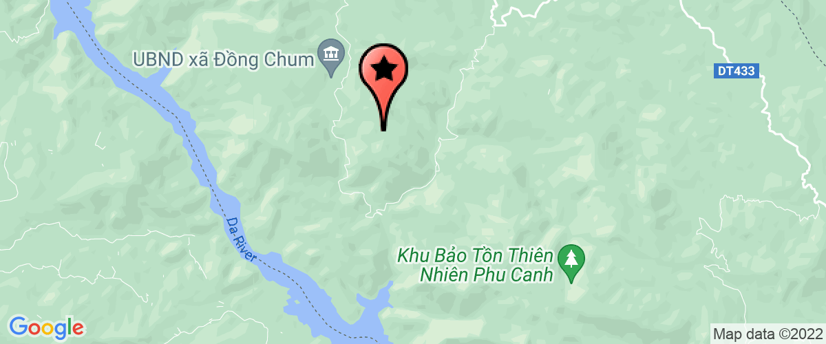 Map go to UBND xa Dong Chum Da Bac District
