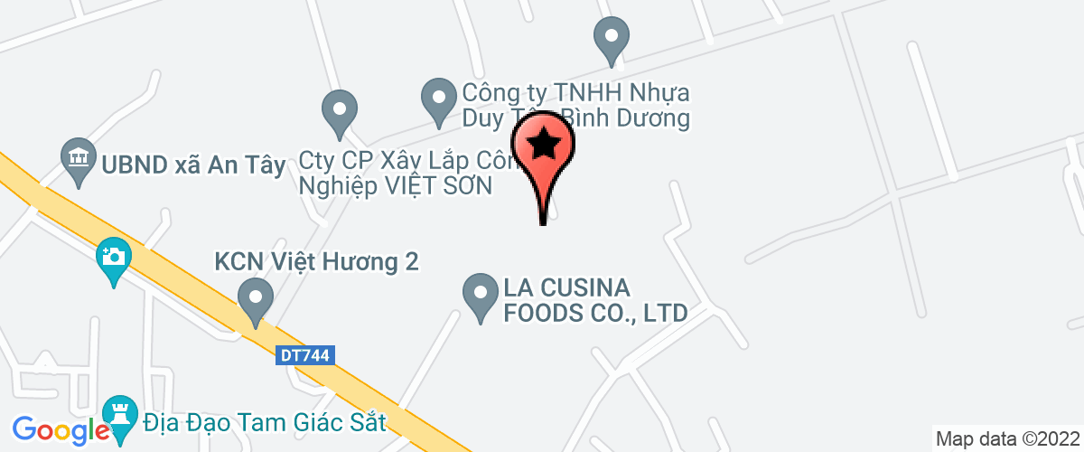Bản đồ đến Công ty TNHH JIMMY HUNG ANH FOOD