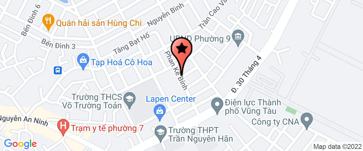 Map go to Van Tu A Chau Equipment Company Limited