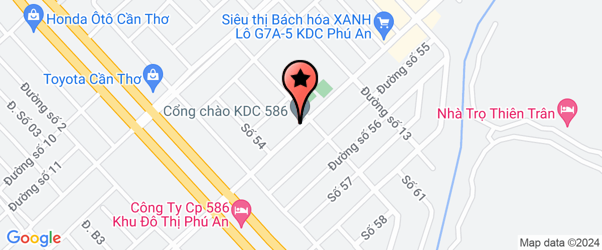 Bản đồ đến Công Ty TNHH Ứng Dụng Và Dịch Vụ Quốc Thiên