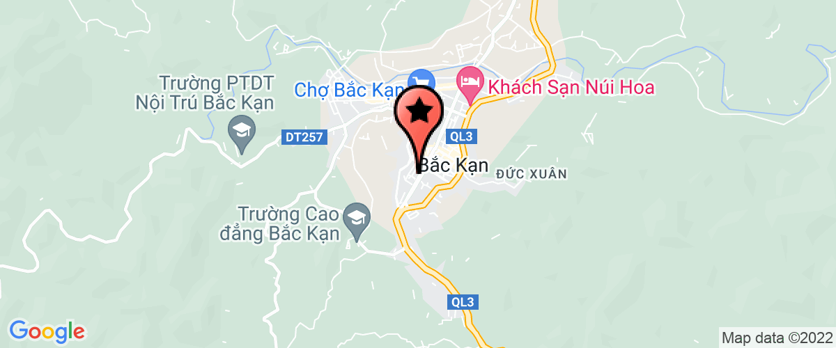 Bản đồ đến Trung tâm điện máy Hương Nam