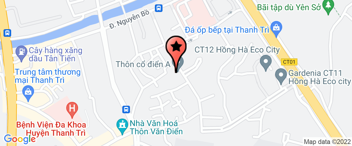 Map go to may Hung Thinh Joint Stock Company