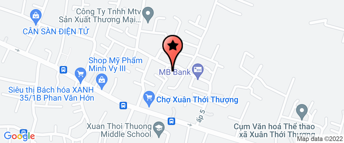 Map go to Nha Tro Cong Nhan Hoai Thu Company Limited