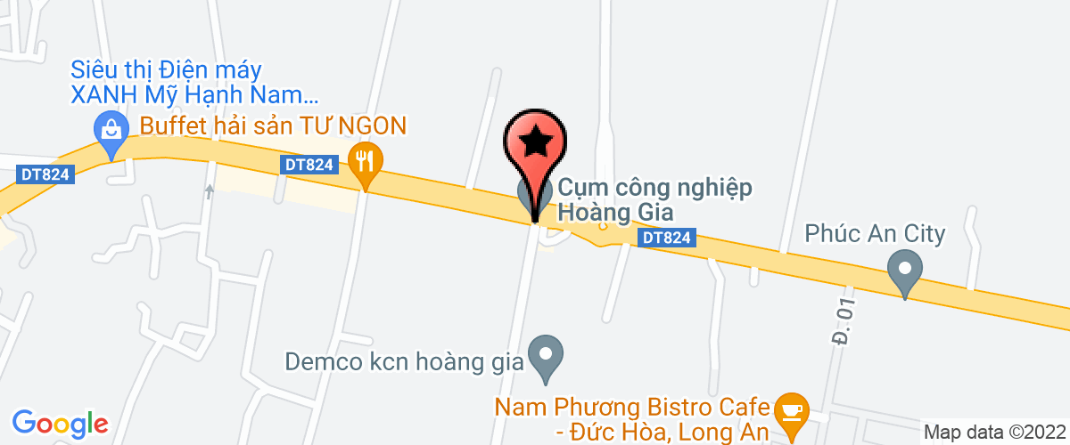 Map go to Hung Cuong Import Export Service- Trading- Production- Company Limited