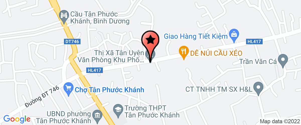 Map go to Cong Chung Tan Uyen Office