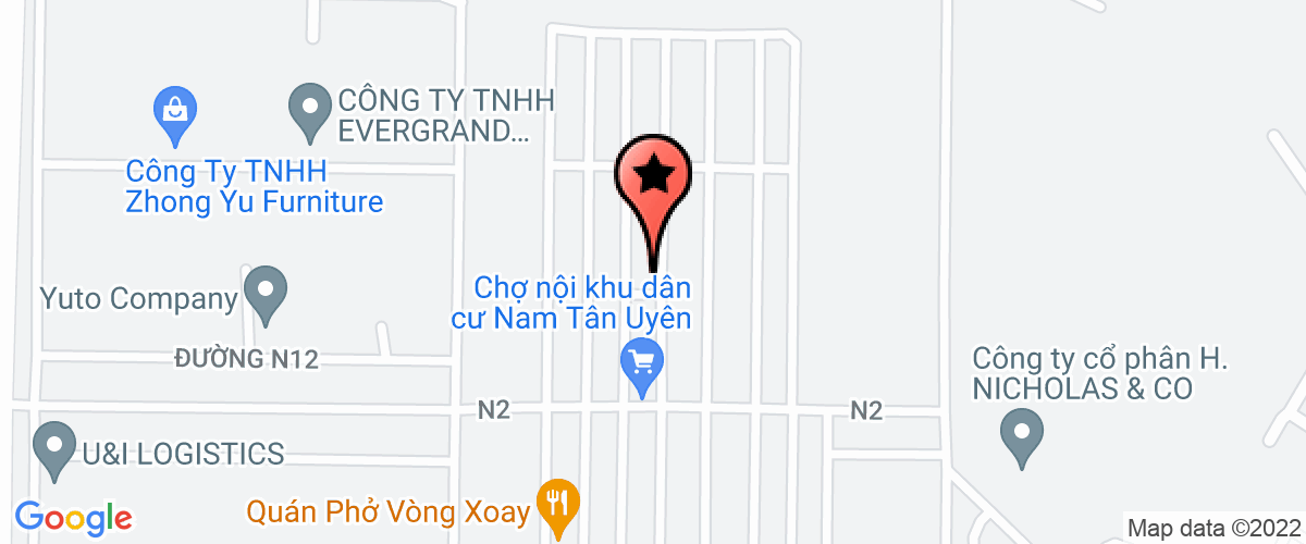 Map go to Le Thi Trung Secondary School