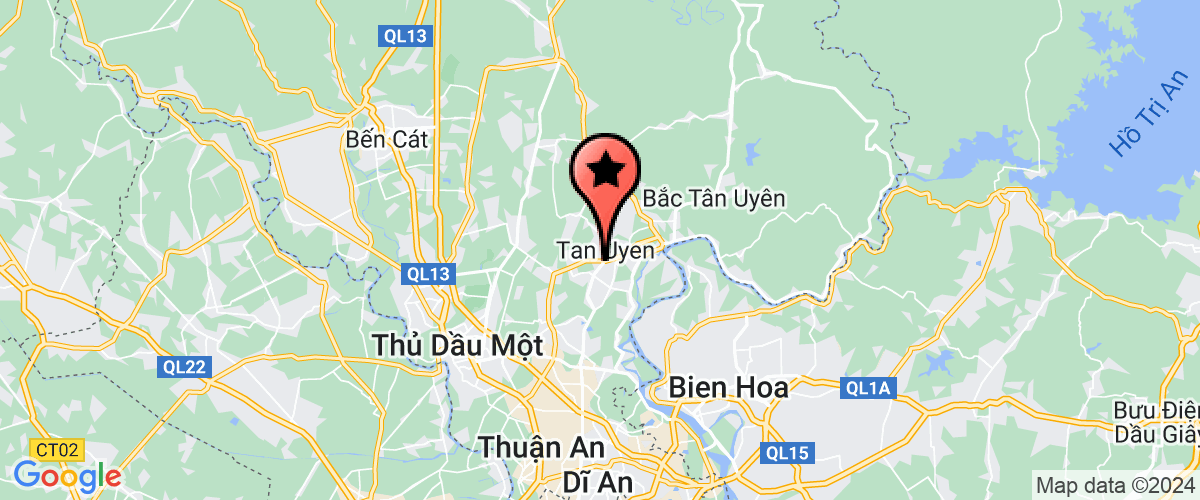 Map go to Duong Binh Duong Service Trading Production Company Limited
