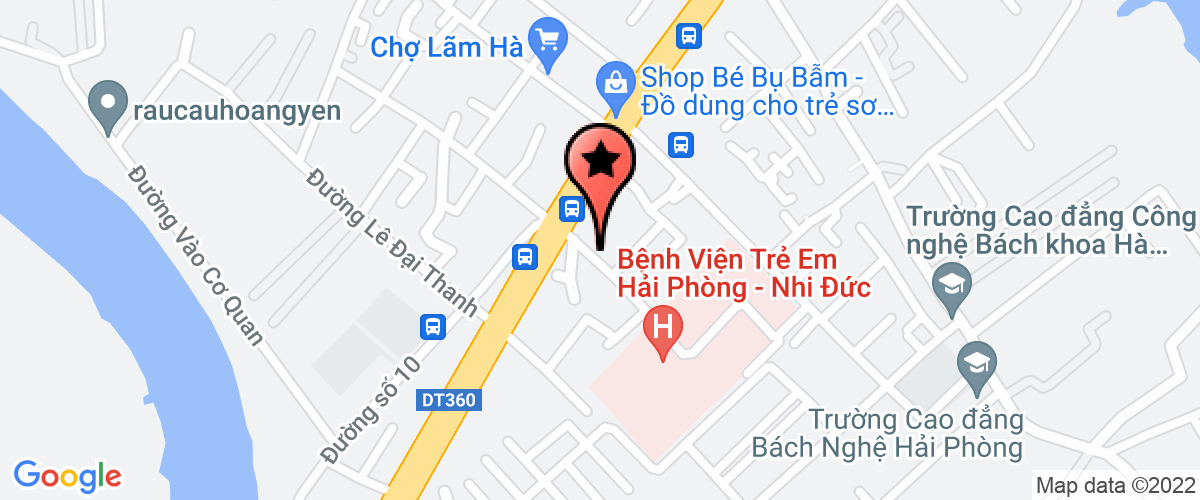 Map go to Medlatec Hai Phong Company Limited