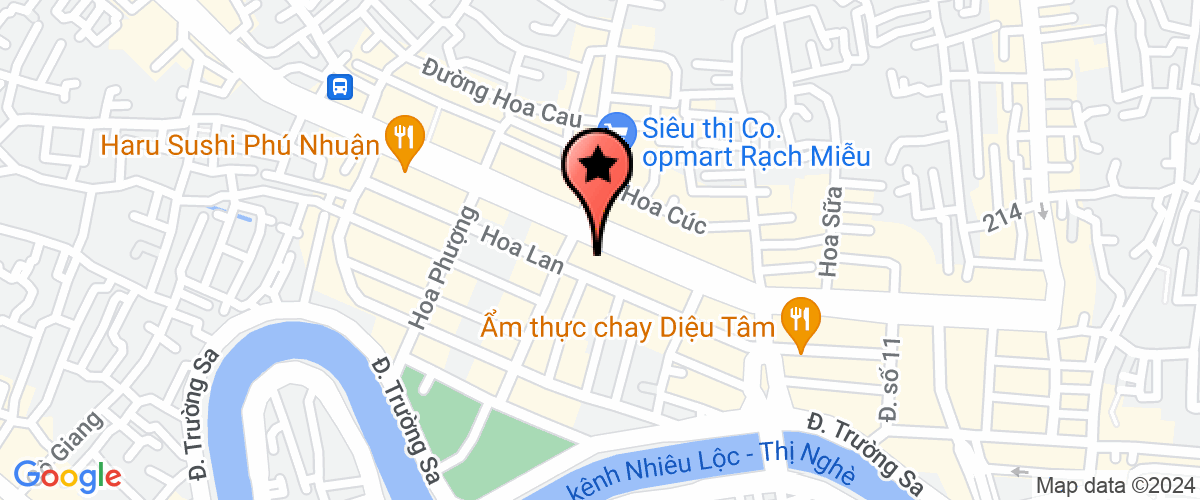 Bản đồ đến Cty TNHH Ong & Ong (NTNN)