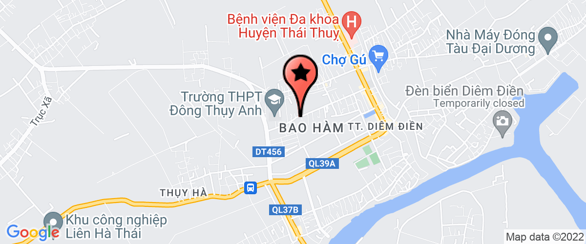Map go to Thuong Nhien Joint Stock Company