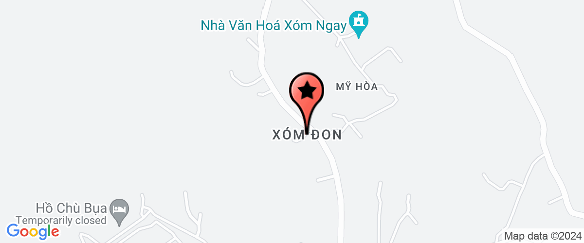Map go to Truong Xa My Hoa Nursery