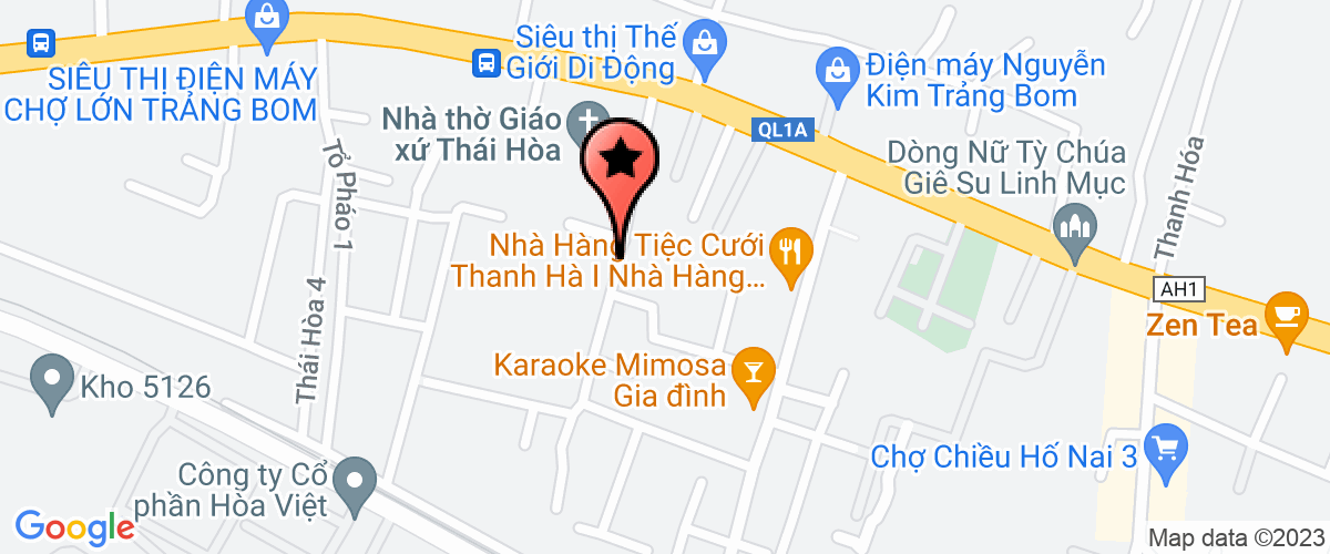 Map go to Trung Khanh Dung Company Limited