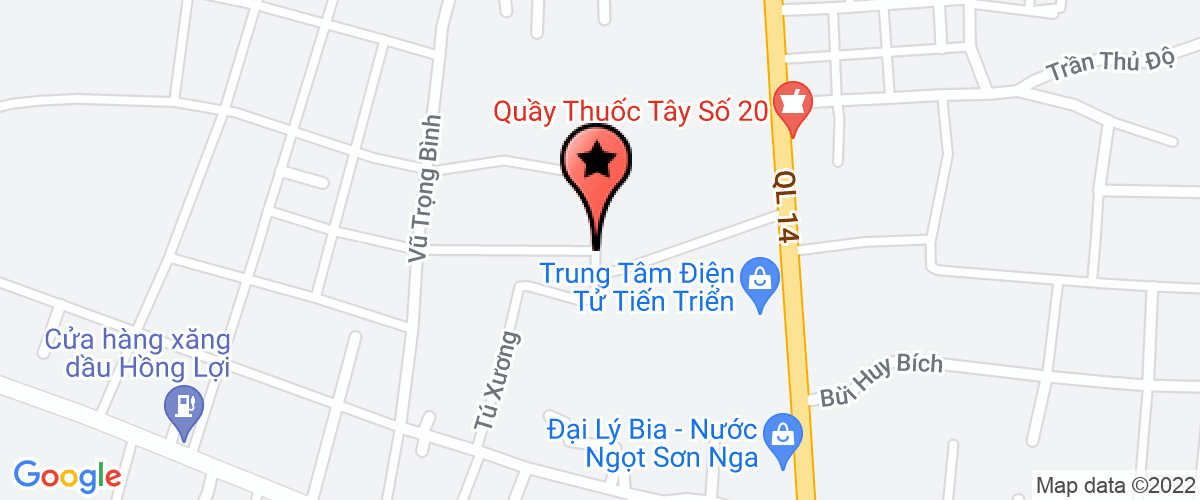 Map go to Khoan Gieng Quyet Thang Company Limited