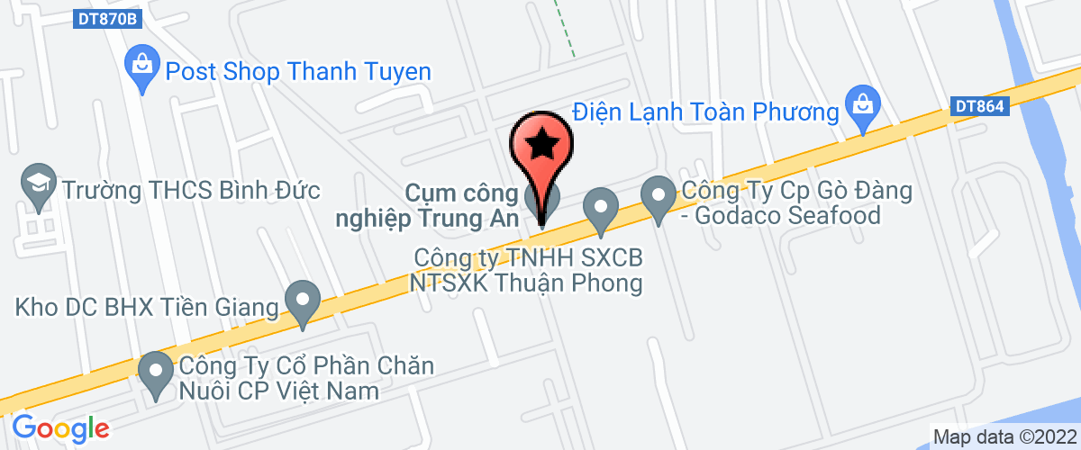 Map go to My Hang Cai Be Company Limited