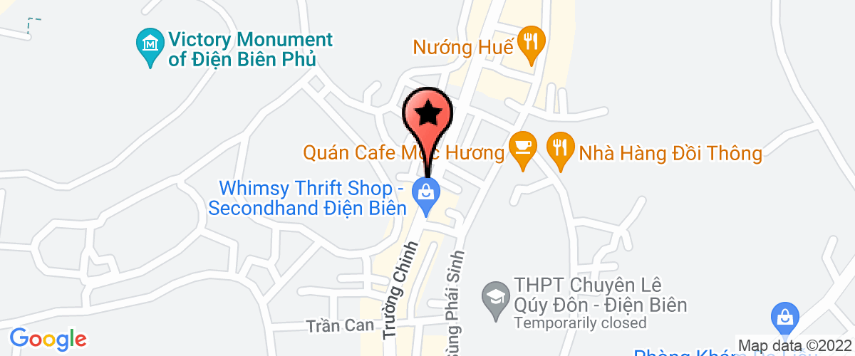 Map go to Phong Phu Dien Bien Company Limited