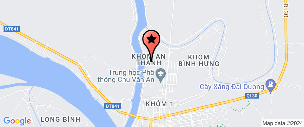 Map go to Hoang Van Dong Thap Private Enterprise