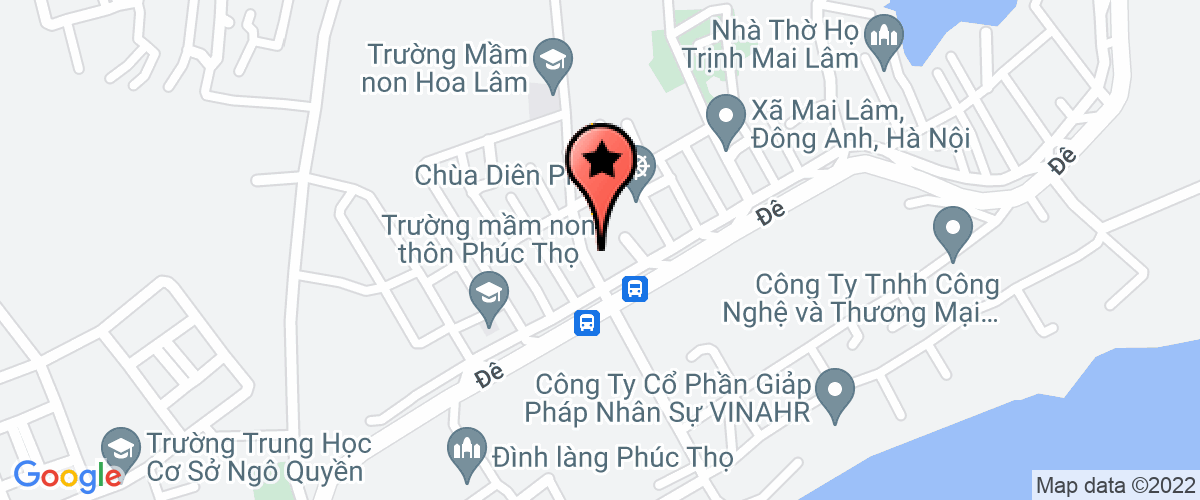 Map go to Dong Anh Transformers Production Company Limited