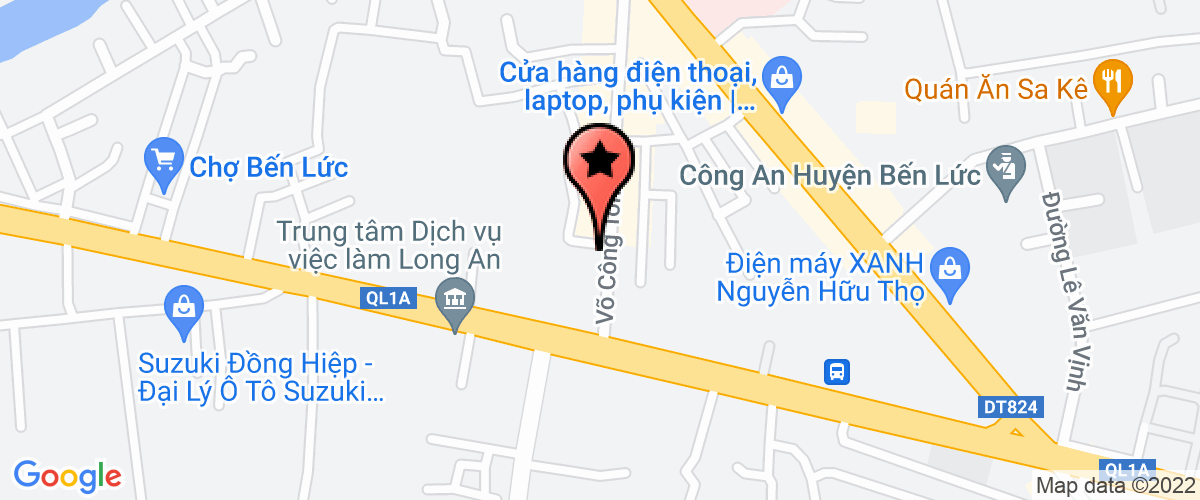 Map go to Hieu Ngoc Long An Design Consultant Service Company Limited