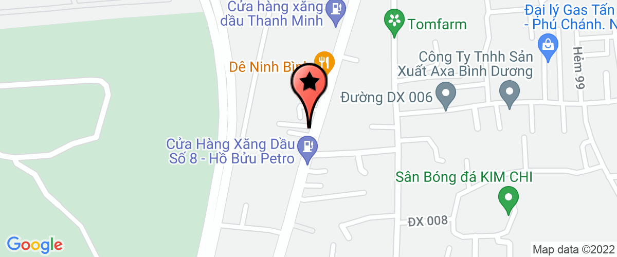 Map go to Trung Anh Dat Company Limited