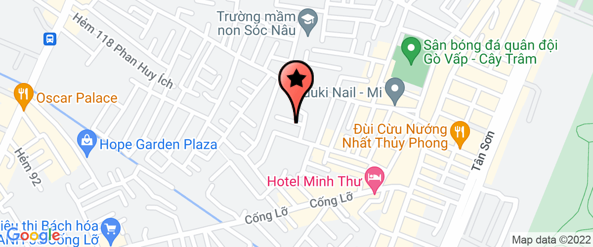 Map go to Truong Khang Company Limited
