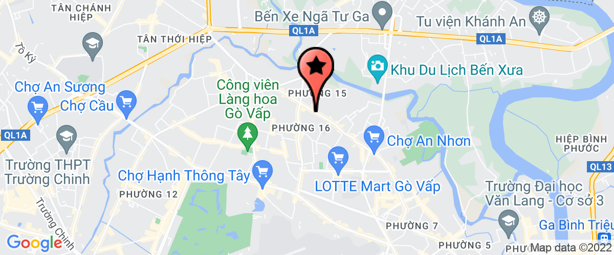 Bản đồ đến Công Ty TNHH Thương Mại Dịch Vụ Nhôm Kính Tân Đại Phát