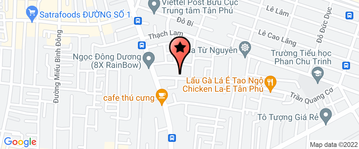 Map go to Thanh Duc Producing and Trading Co.,Ltd