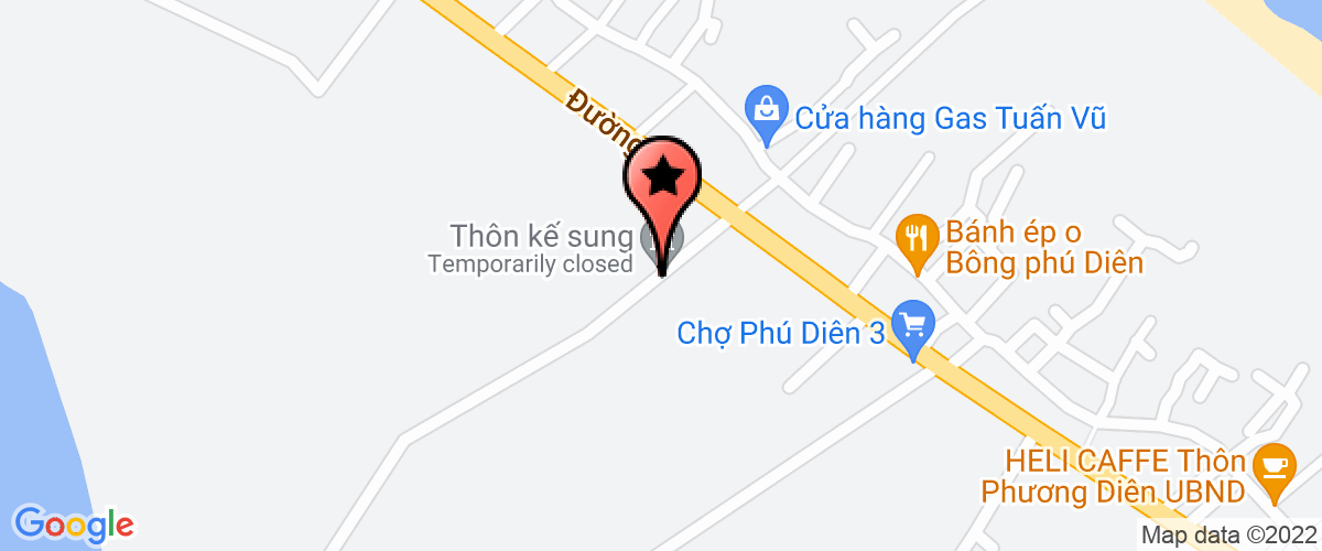 Map go to Phu Dien 2 Elementary School