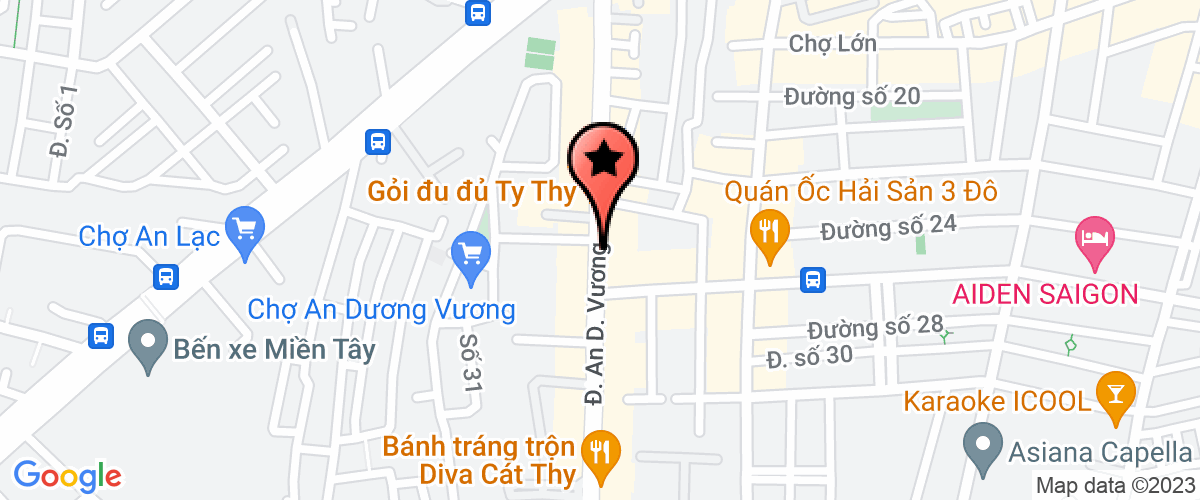 Map go to Minh Dung Trading Production Company Limited