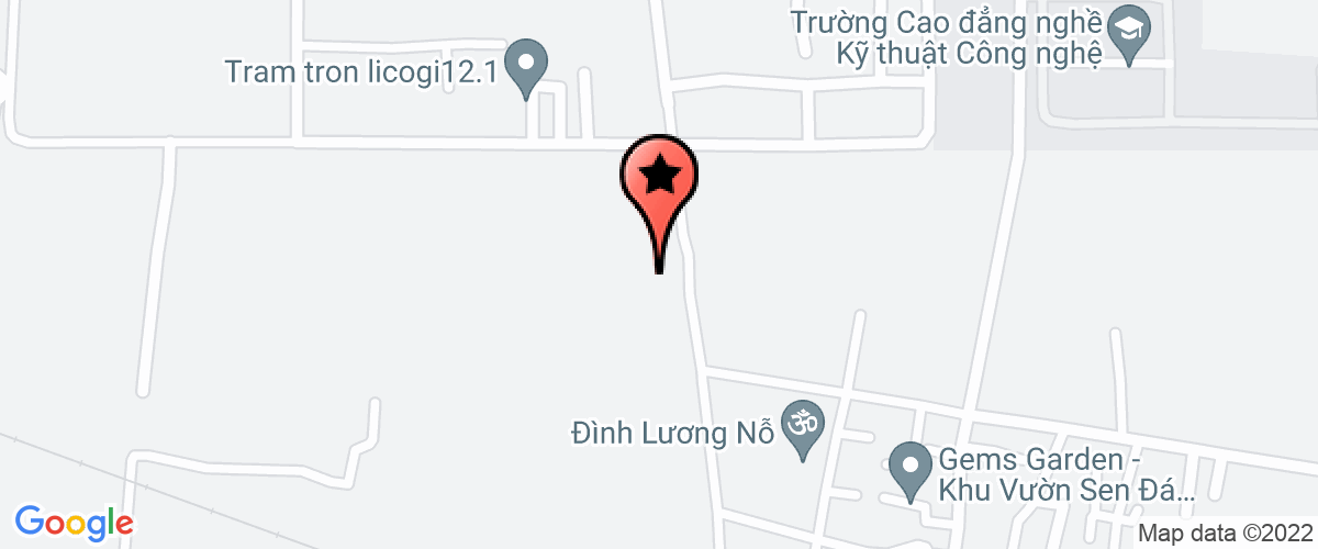 Map go to Bien ap Dong Anh Machinery manufacturer Joint Stock Company