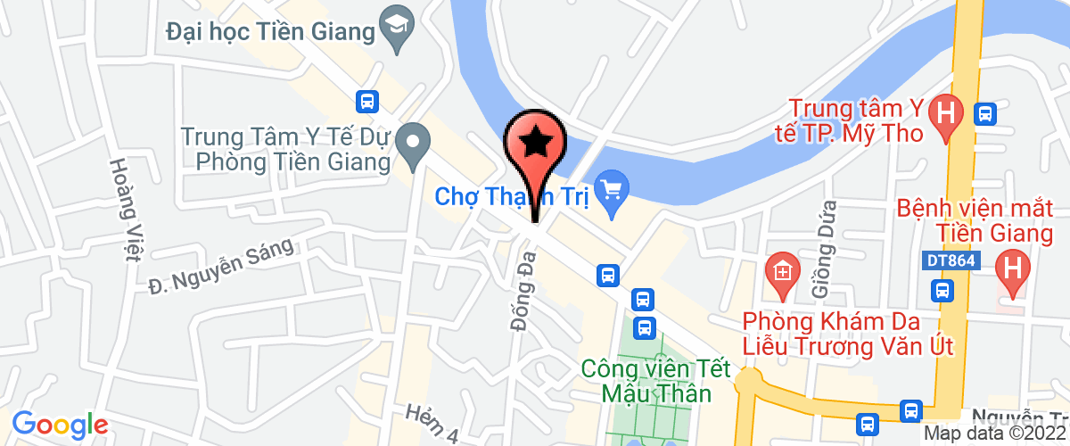 Map go to Thua Phat Lai My Tho Office