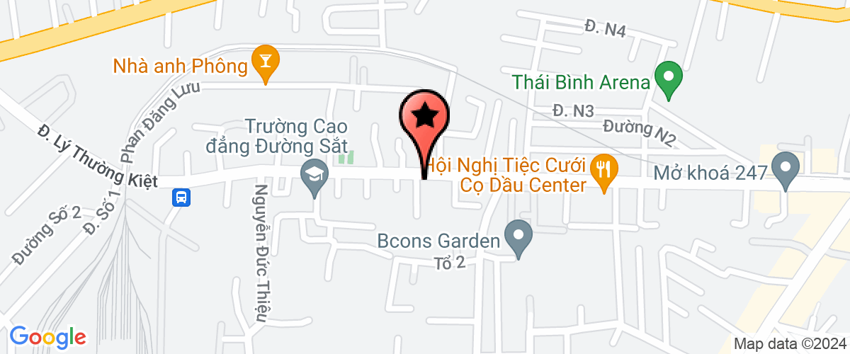 Map go to Canh Rau Trading Company Limited