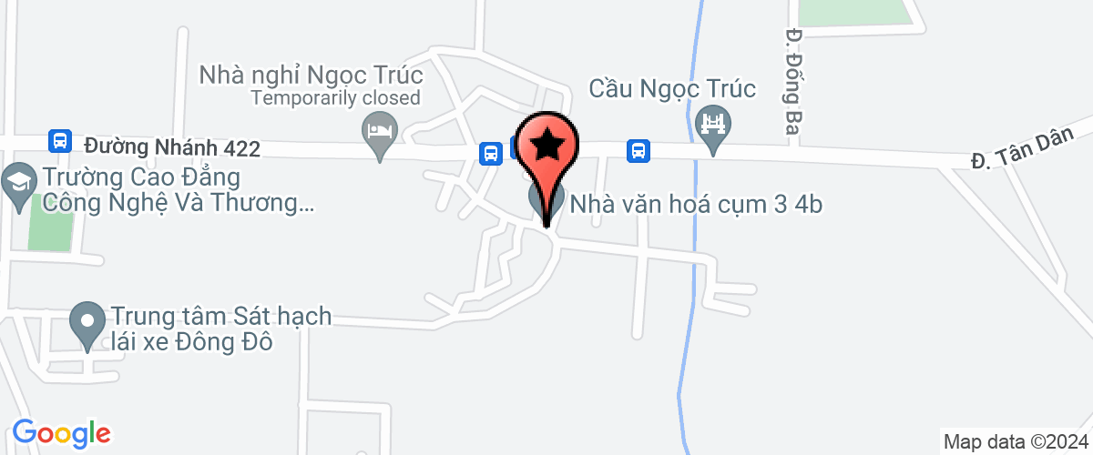 Map go to Duc Huan Construction Company Limited