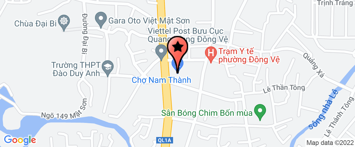 Map go to Viet Hung Trading And Construction Company Limited