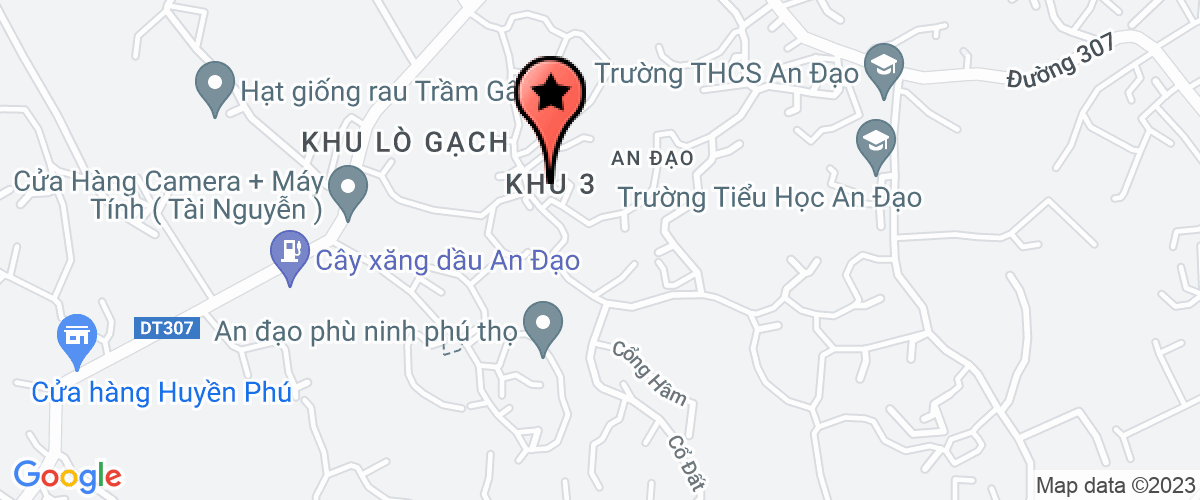 Map go to Tran Phu High School