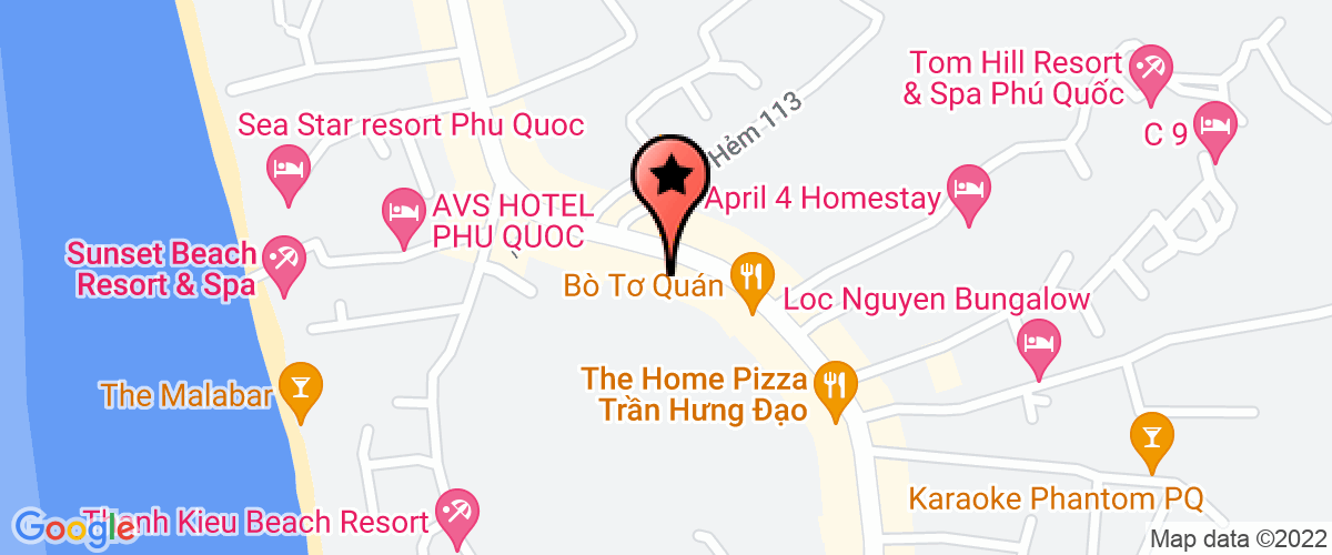 Map go to Mong Huong Duyen Service Trading Company Limited